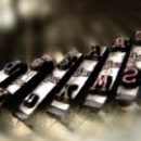 Teclado de máquina de escribir Teclado de máquina de escribir